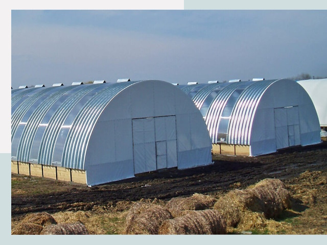 Сельскохозяйственные здания в Полысаеве