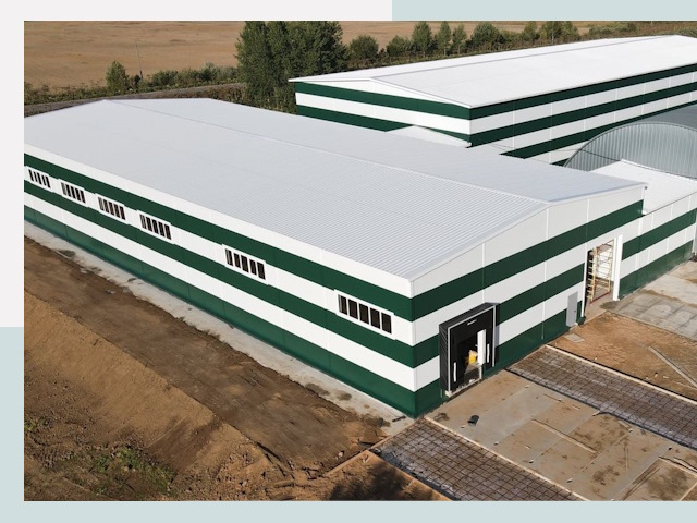 Строительство овощехранилищ в Полысаеве