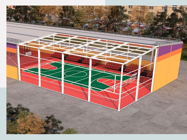 Спортивные сооружения в Полысаеве