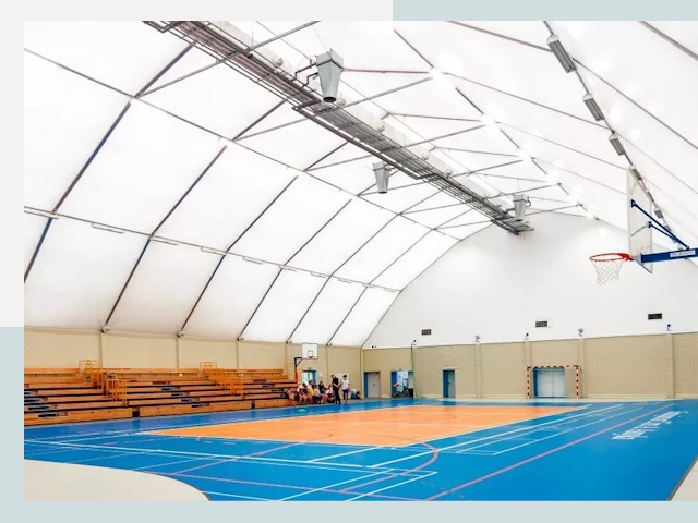 Строительство спортивных залов в Полысаеве