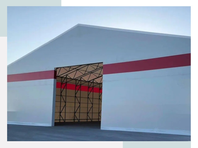 Быстровозводимые ангары в Полысаеве