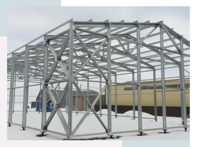 Каркасные ангары в Полысаеве