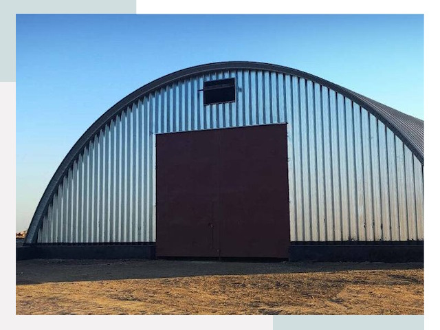 Арочные ангары в Полысаеве