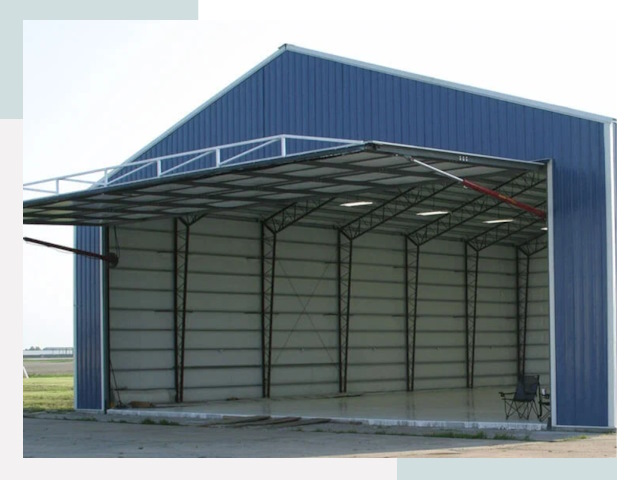 Прямо стенные ангары в Полысаеве