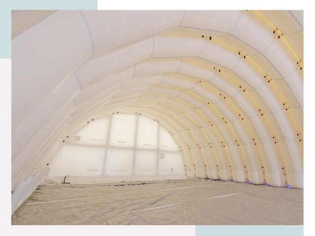 Пневмокаркасные ангары в Полысаеве