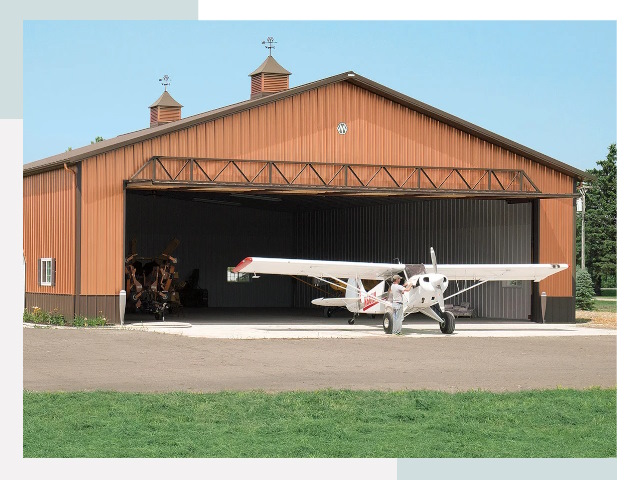 Ангары для самолетов в Полысаеве