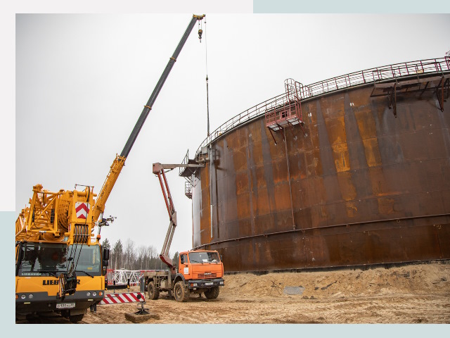 Монтаж резервуаров в Полысаеве от 617 руб. за м³