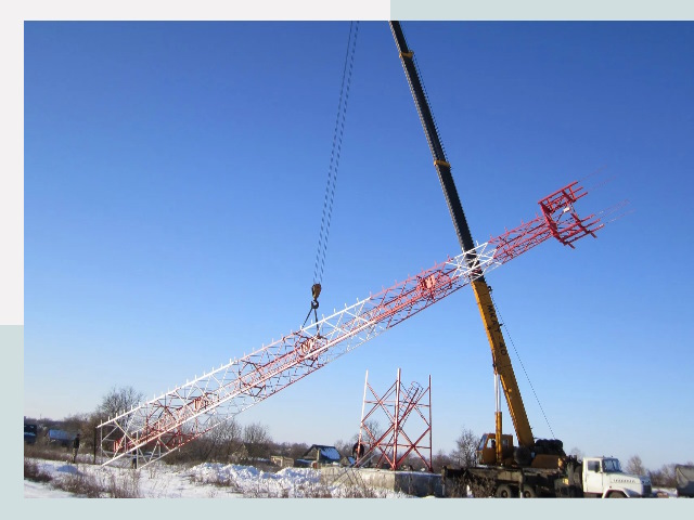 Строительство башен связи в Полысаеве от 617 руб.