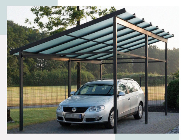 Навесы для автомобилей в Полысаеве