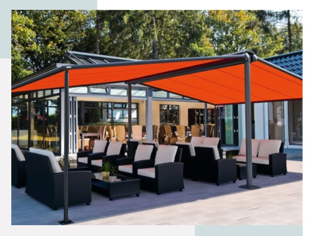 Навесы для кафе и ресторанов в Полысаеве