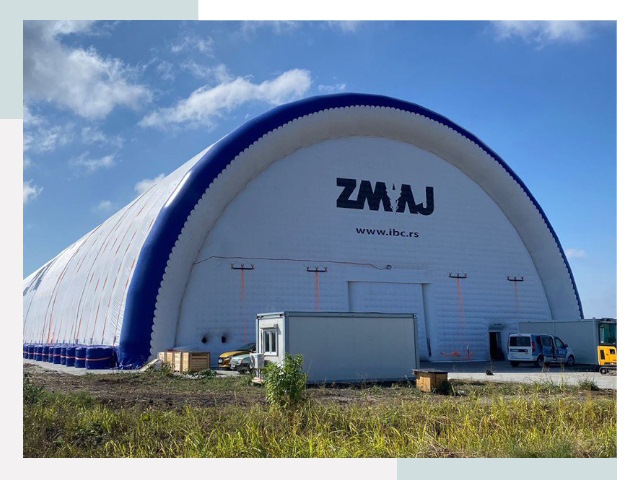 Брендирование ангаров в Полысаеве