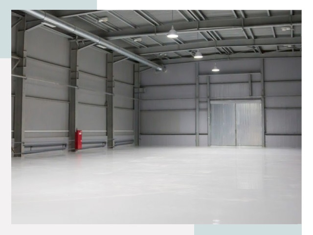 Полы для ангаров в Полысаеве