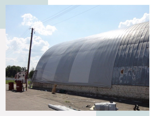 Ремонт ангаров в Полысаеве