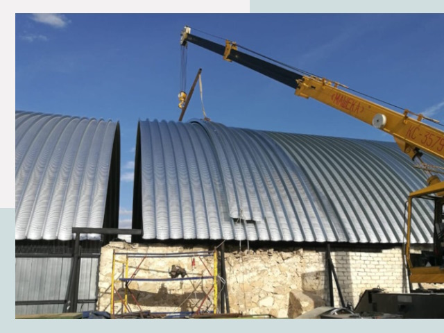 Реконструкция ангаров в Полысаеве от 617 руб.