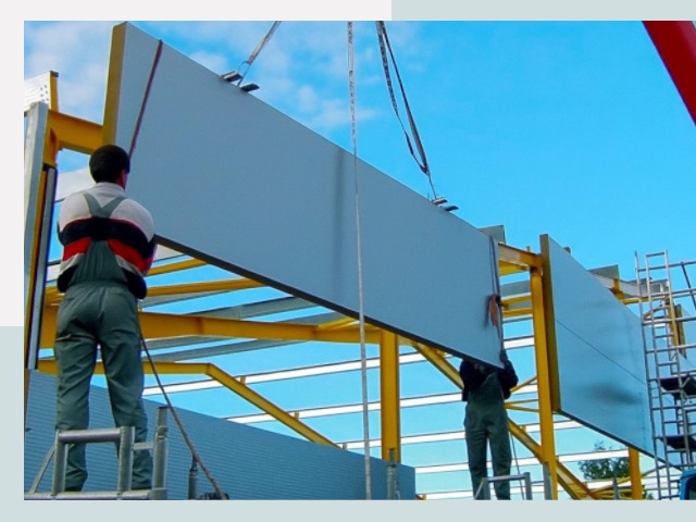 Монтаж сэндвич-панелей в Полысаеве от 617 руб.