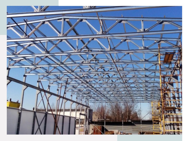 Металлокаркасы для складов в Полысаеве